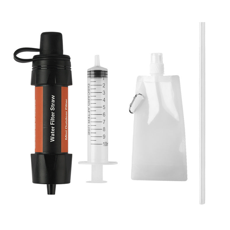 Mini Survival Water Filter Straw – Portable Outdoor Water Purifier