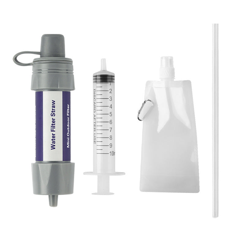 Mini Survival Water Filter Straw – Portable Outdoor Water Purifier