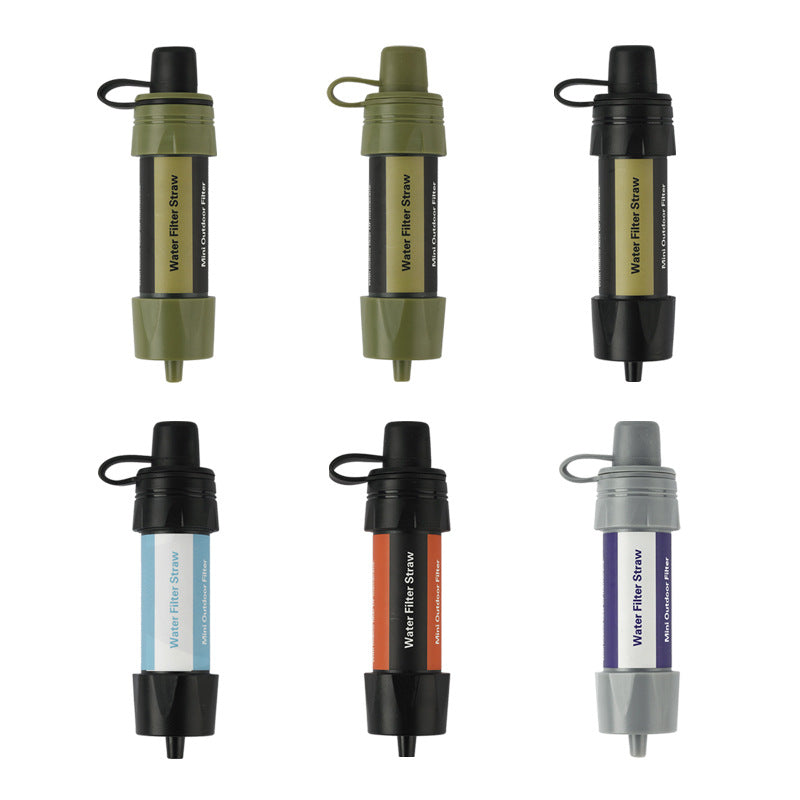 Mini Survival Water Filter Straw – Portable Outdoor Water Purifier