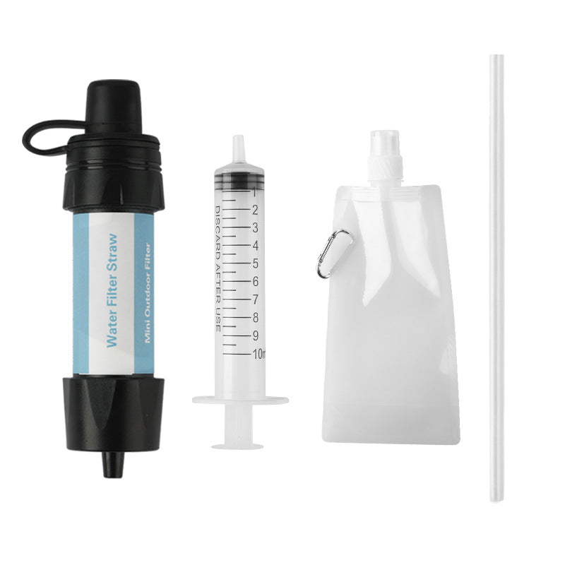 Mini Survival Water Filter Straw – Portable Outdoor Water Purifier