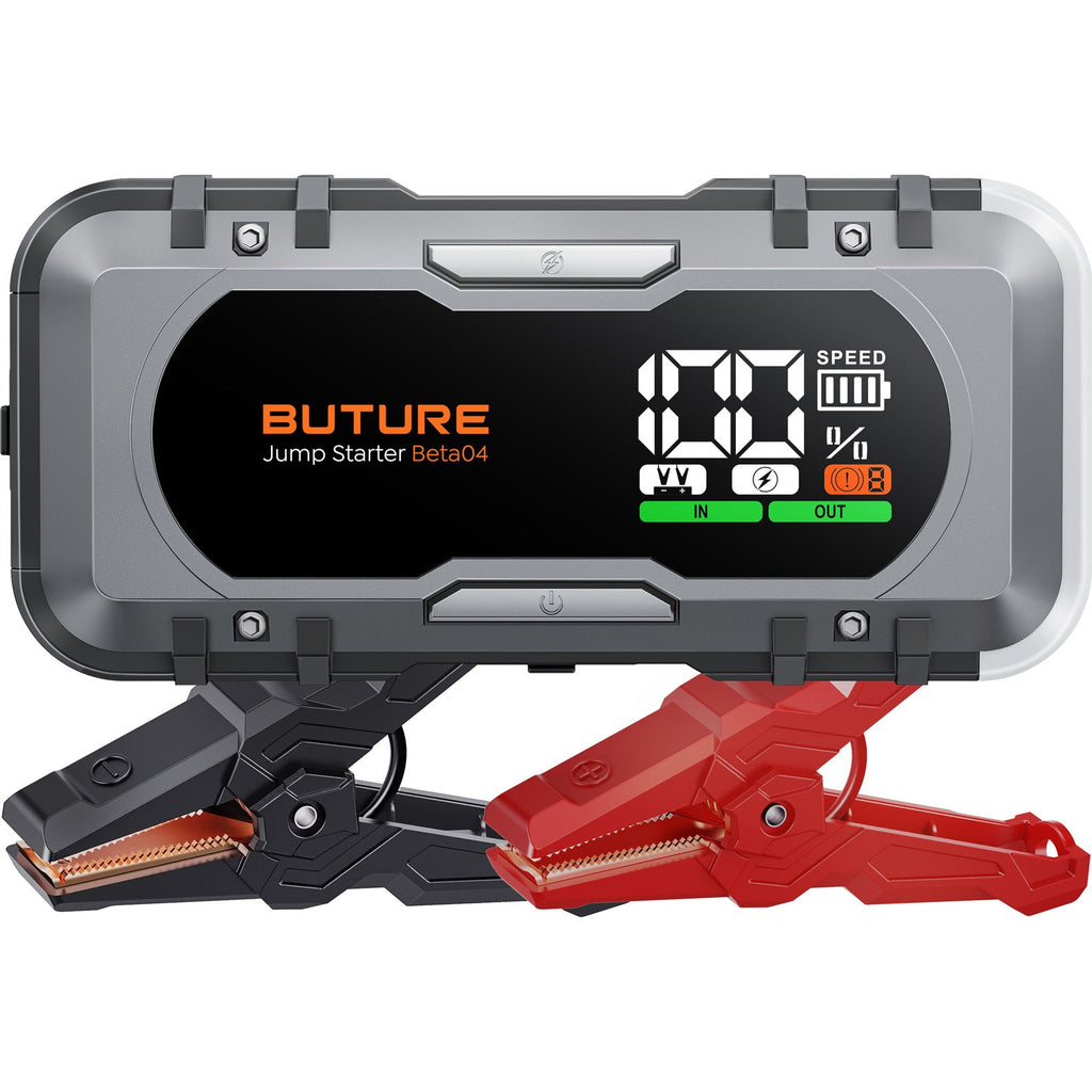 Buture Beta04 Heavy Duty Car Jump Starter 6000A丨27000mAh Battery, 65W Two-Way Fast Charge