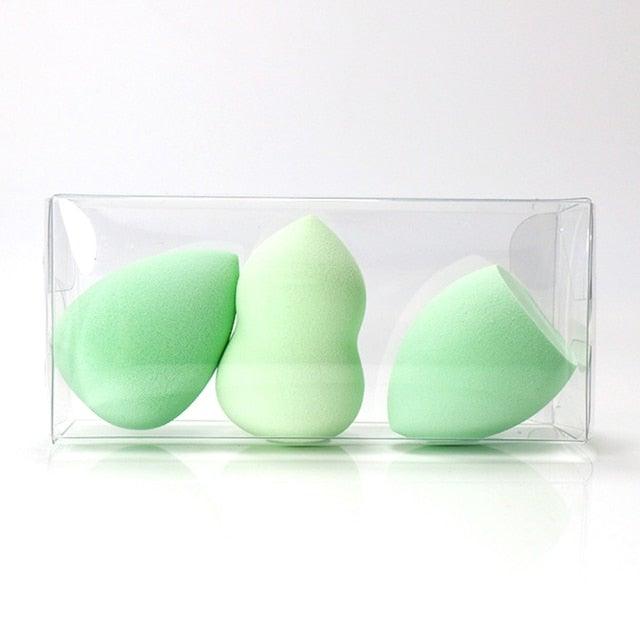 New Makeup Sponge Beauty Egg Face Powder Cream Sponges Cosmetic Puff Powder Makeup Tool Women's Elegant Cosmetic Set