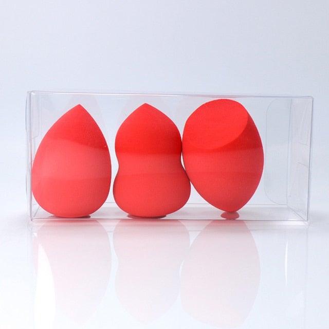 New Makeup Sponge Beauty Egg Face Powder Cream Sponges Cosmetic Puff Powder Makeup Tool Women's Elegant Cosmetic Set