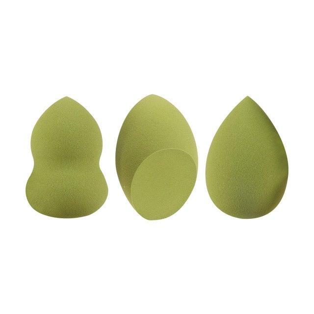 New Makeup Sponge Beauty Egg Face Powder Cream Sponges Cosmetic Puff Powder Makeup Tool Women's Elegant Cosmetic Set
