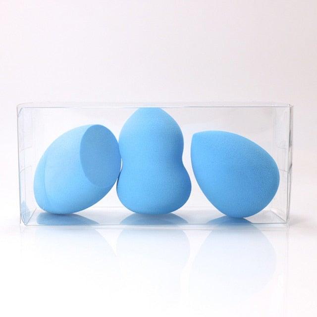 New Makeup Sponge Beauty Egg Face Powder Cream Sponges Cosmetic Puff Powder Makeup Tool Women's Elegant Cosmetic Set
