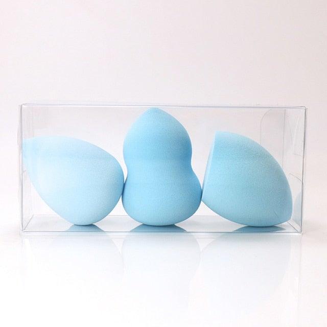New Makeup Sponge Beauty Egg Face Powder Cream Sponges Cosmetic Puff Powder Makeup Tool Women's Elegant Cosmetic Set