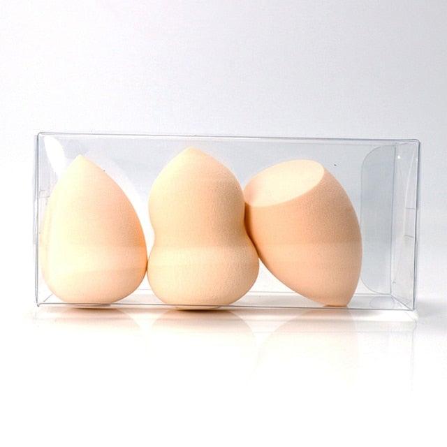 New Makeup Sponge Beauty Egg Face Powder Cream Sponges Cosmetic Puff Powder Makeup Tool Women's Elegant Cosmetic Set