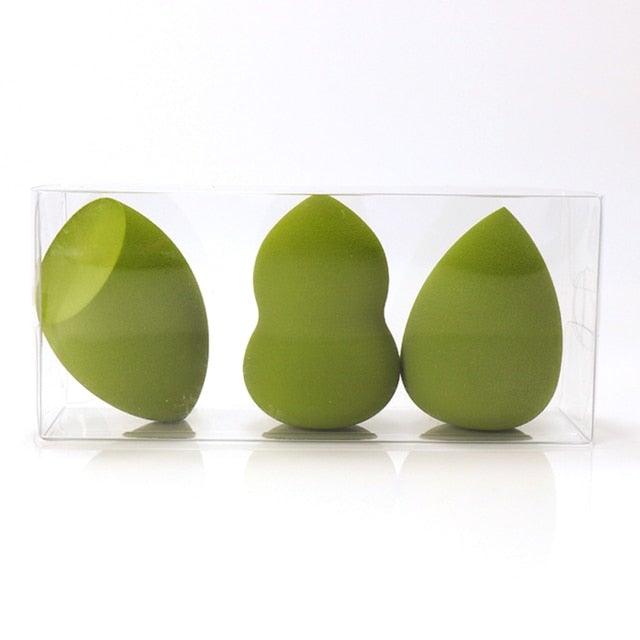 New Makeup Sponge Beauty Egg Face Powder Cream Sponges Cosmetic Puff Powder Makeup Tool Women's Elegant Cosmetic Set